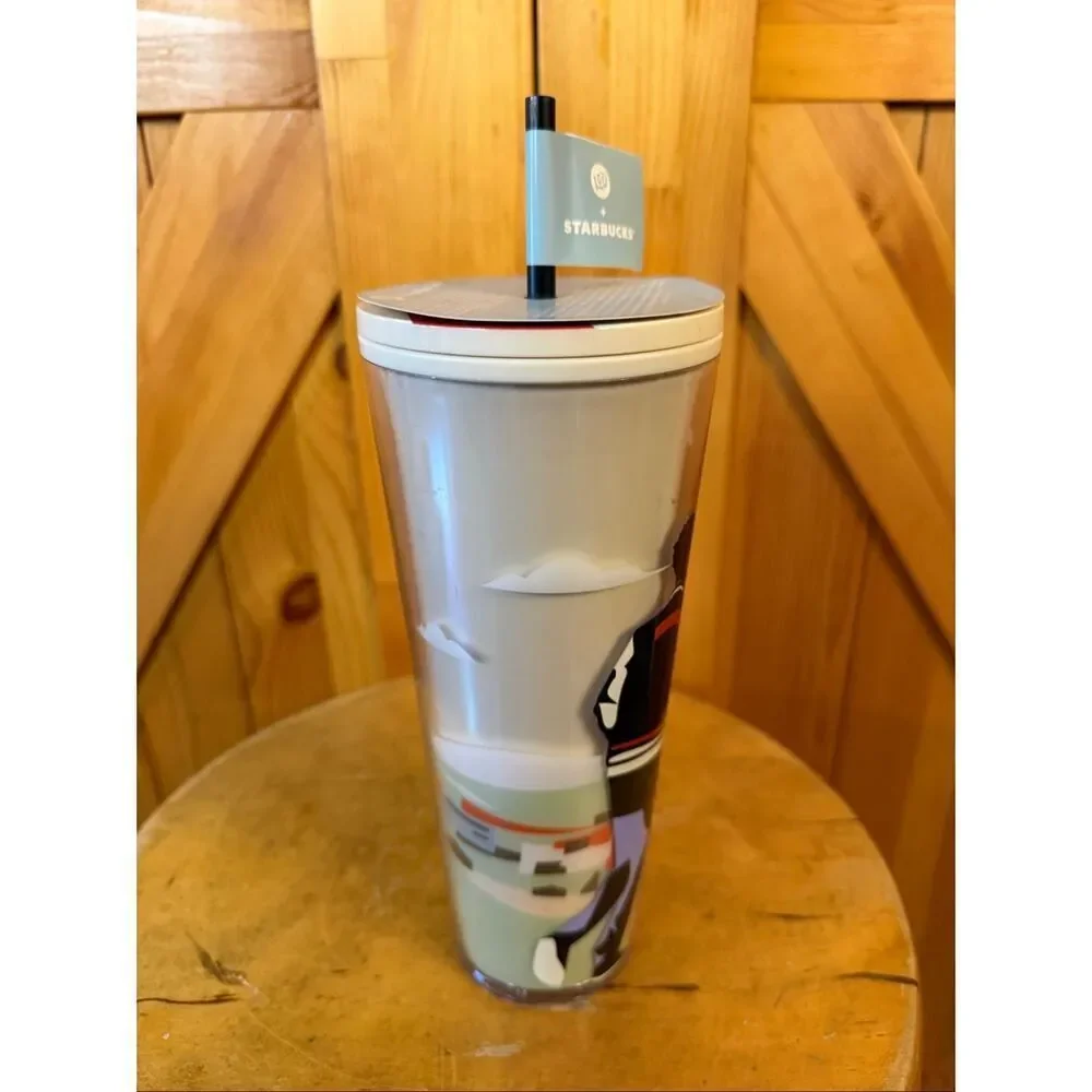 STARBUCKS + LOU 2024 Black History Month DAMON BROWN Cold Cup Tumbler 24oz Nwt (
